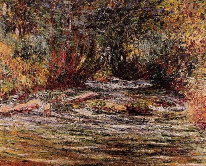 The River Epte at Giverny painting - Claude Monet The River Epte at Giverny art painting